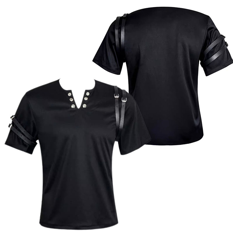 Camiseta Negra de Manga Corta  - Anime Themed Merchandise reseña y precio
