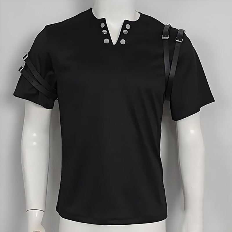Camiseta Negra de Manga Corta  - Anime Themed Merchandise reseña y precio