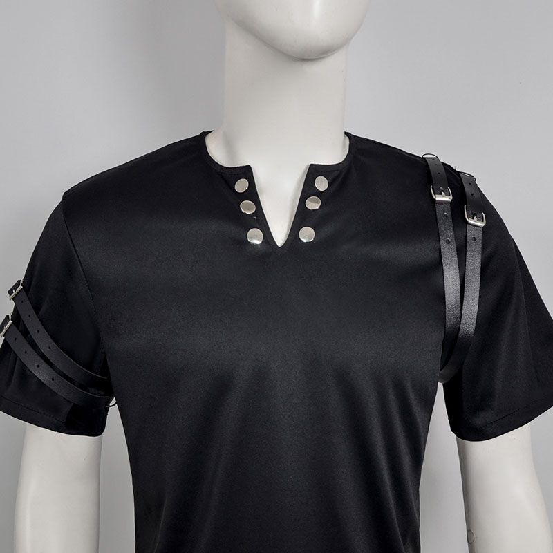 Camiseta Negra de Manga Corta  - Anime Themed Merchandise reseña y precio