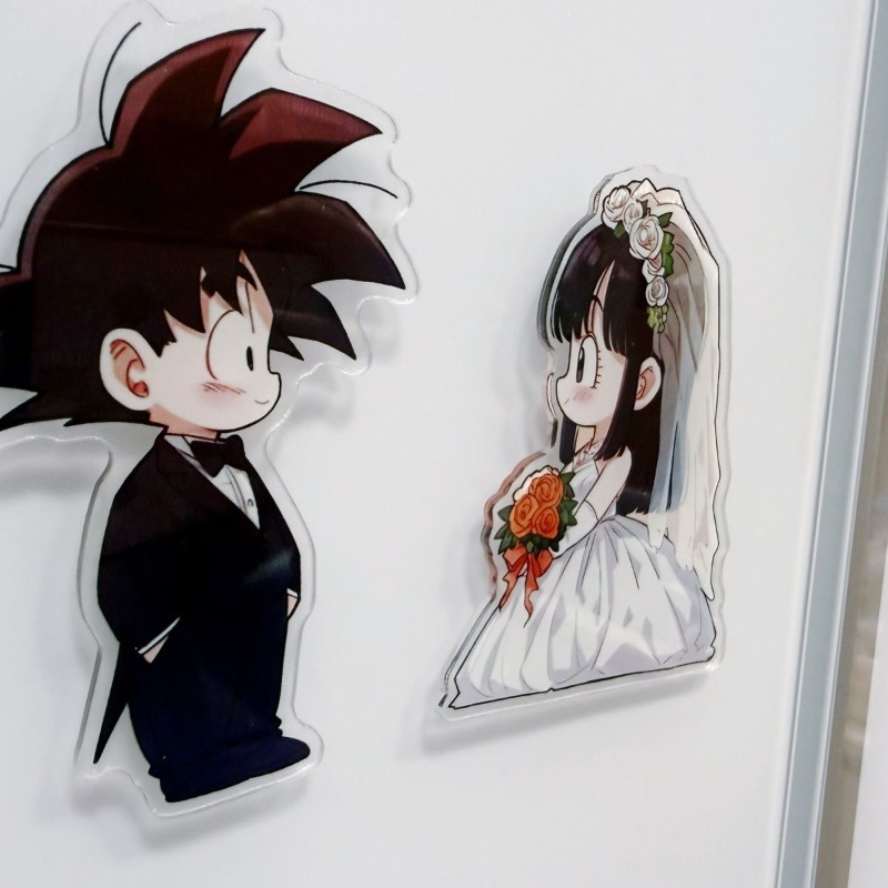 Imán de nevera acrílico con di - Anime Themed Merchandise reseña y precio