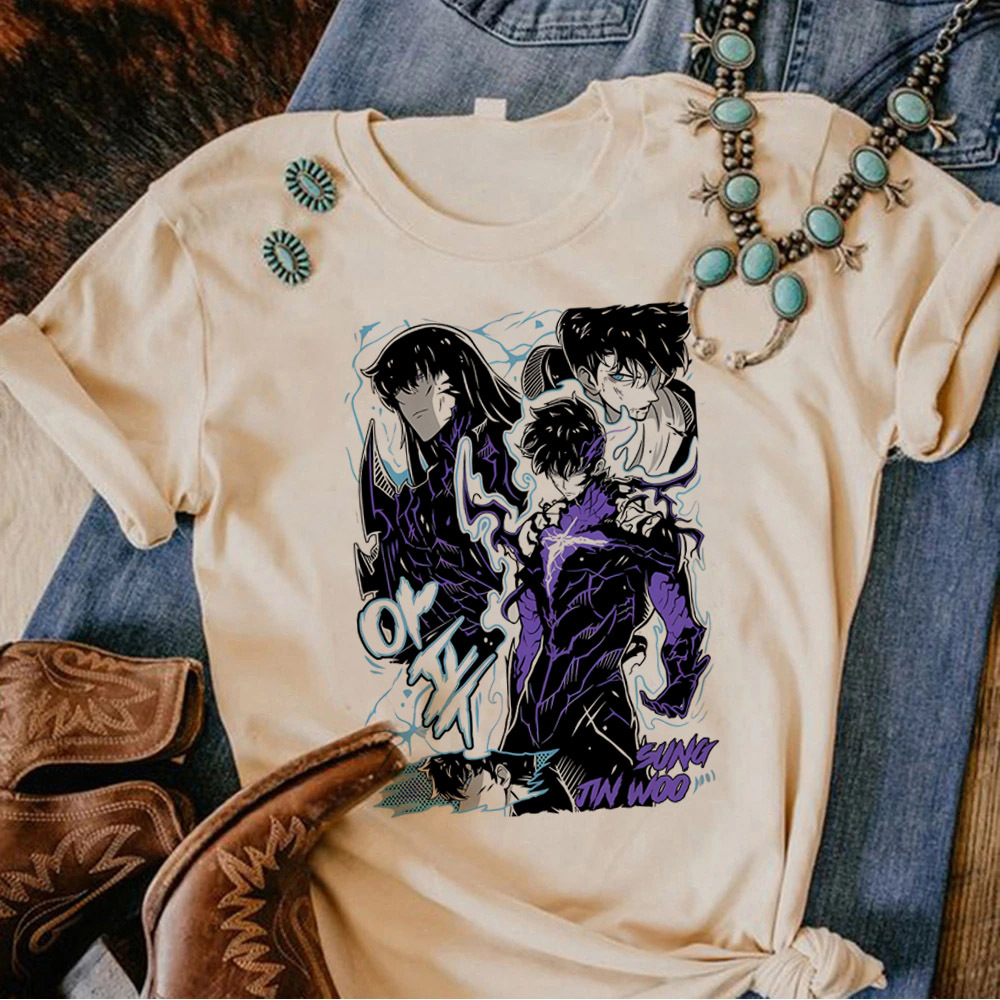 Camiseta de nivelación individ - Anime Merchandise Solo Leveling reseña y precio