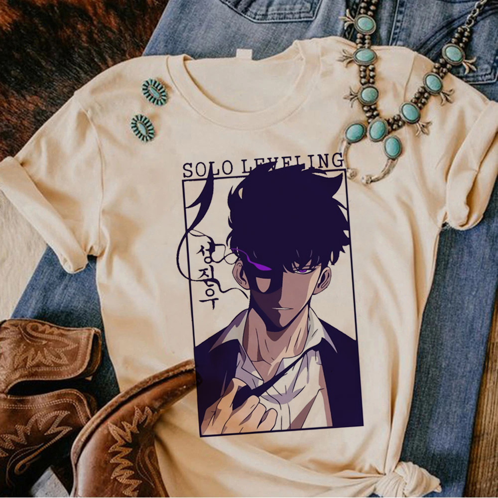 Camiseta de nivelación individ - Anime Merchandise Solo Leveling reseña y precio