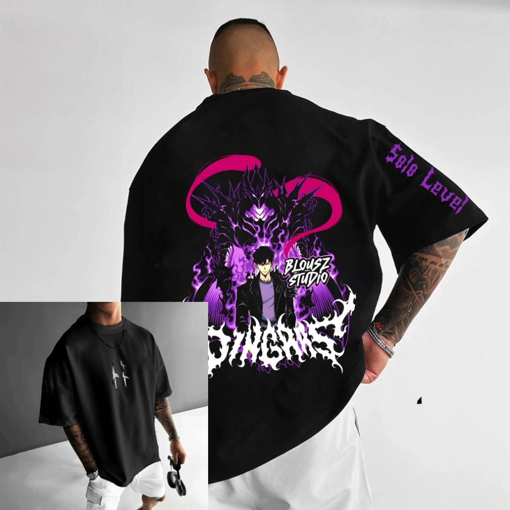 Camisetas con estampado de gra - Anime Merchandise Solo Leveling reseña y precio
