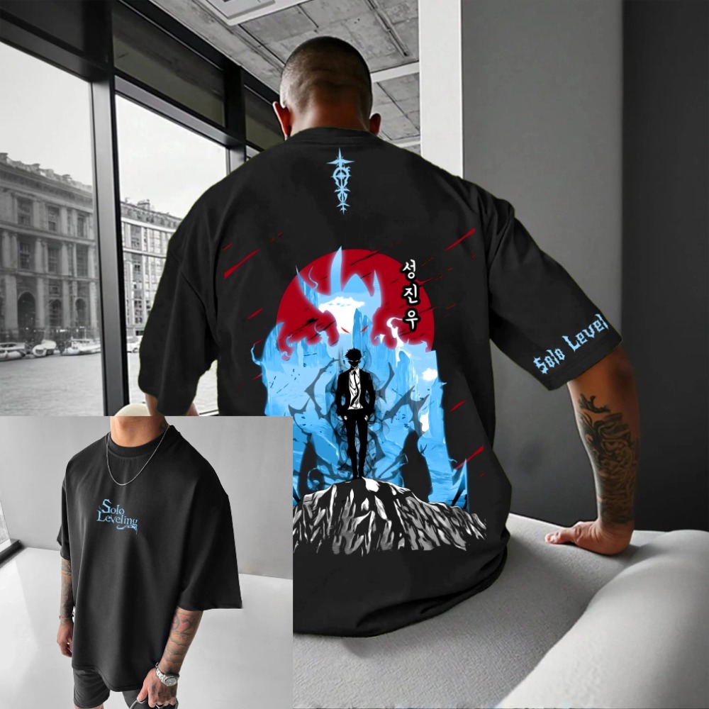 Camisetas con estampado de gra - Anime Merchandise Solo Leveling reseña y precio